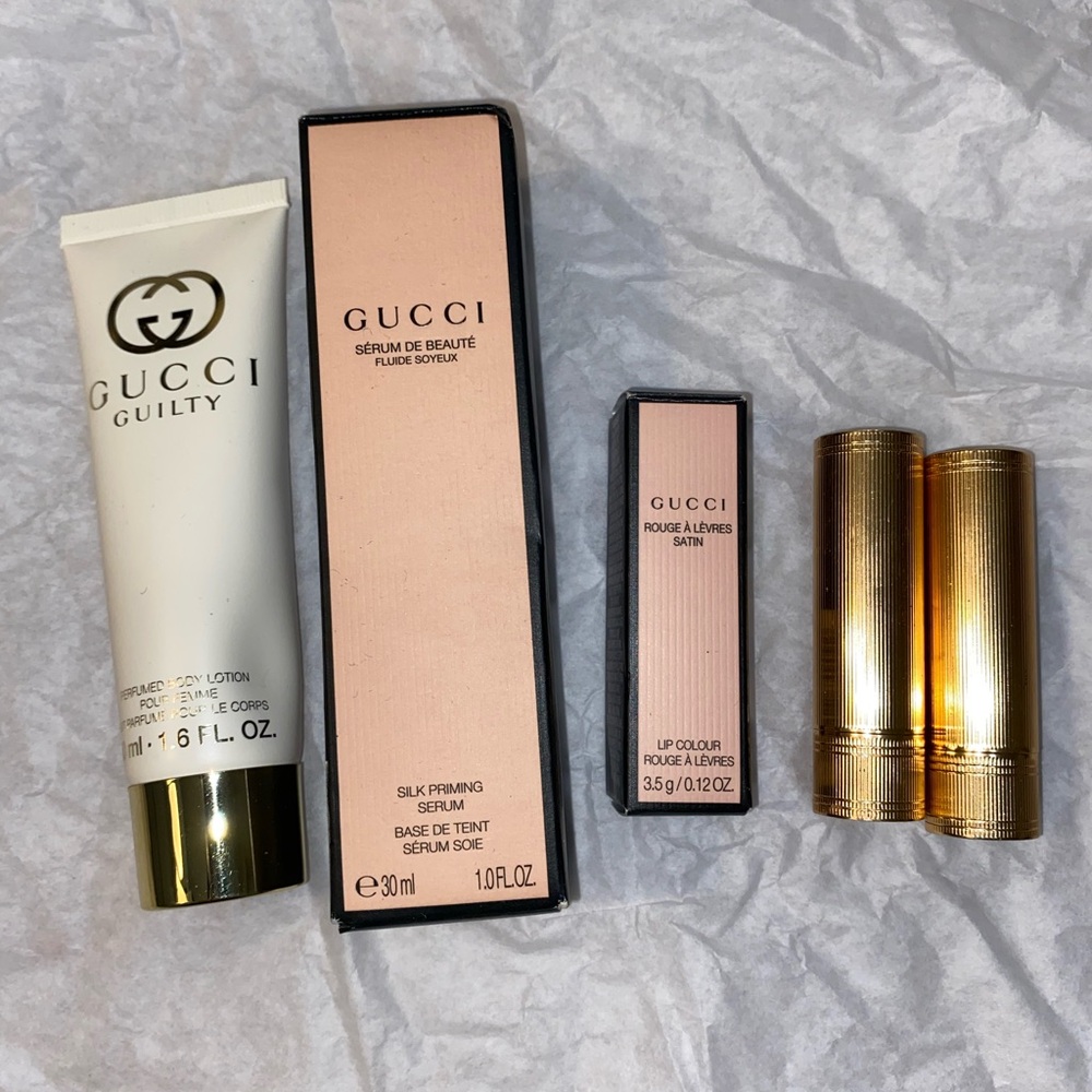 Gucci Beauty Bundle lipsticks